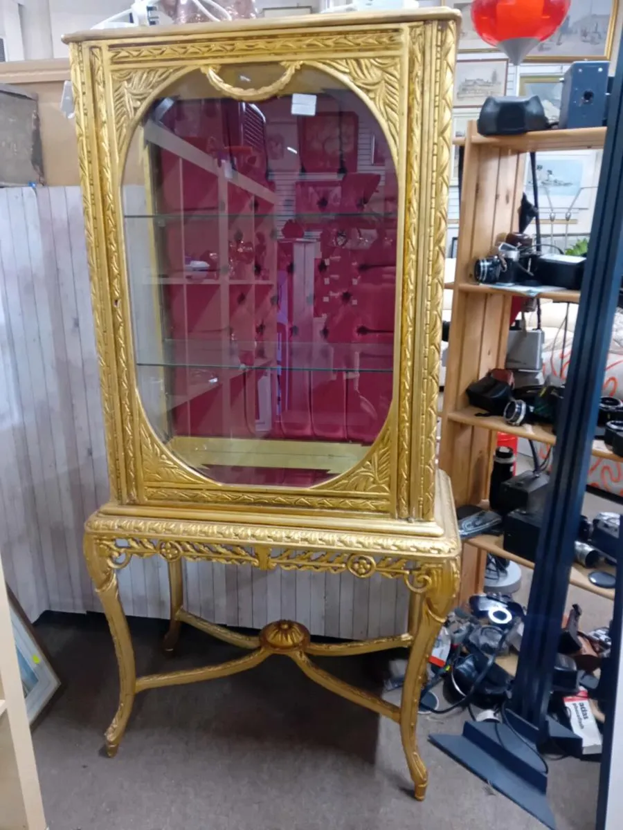 Very Decorative Ormolu Style Display Cabinet - Image 1