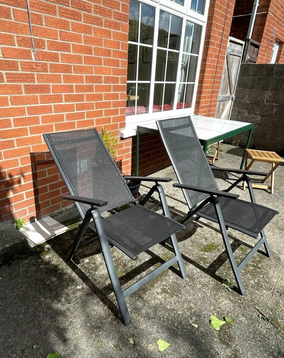 Two black Recliner Chairs - Image 1