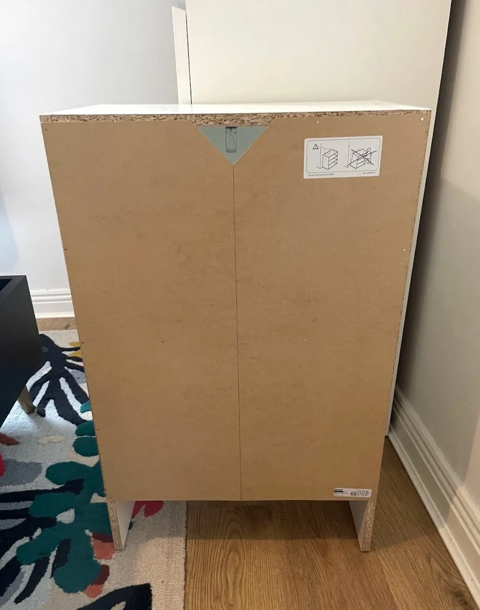 Four white storage cabinets (also sold separately) - Image 3