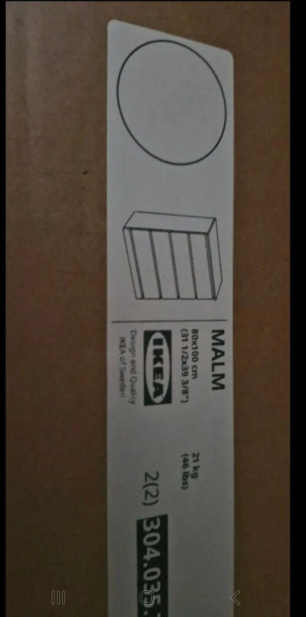 White IKEA DRAWERS for MALM unit - Image 1