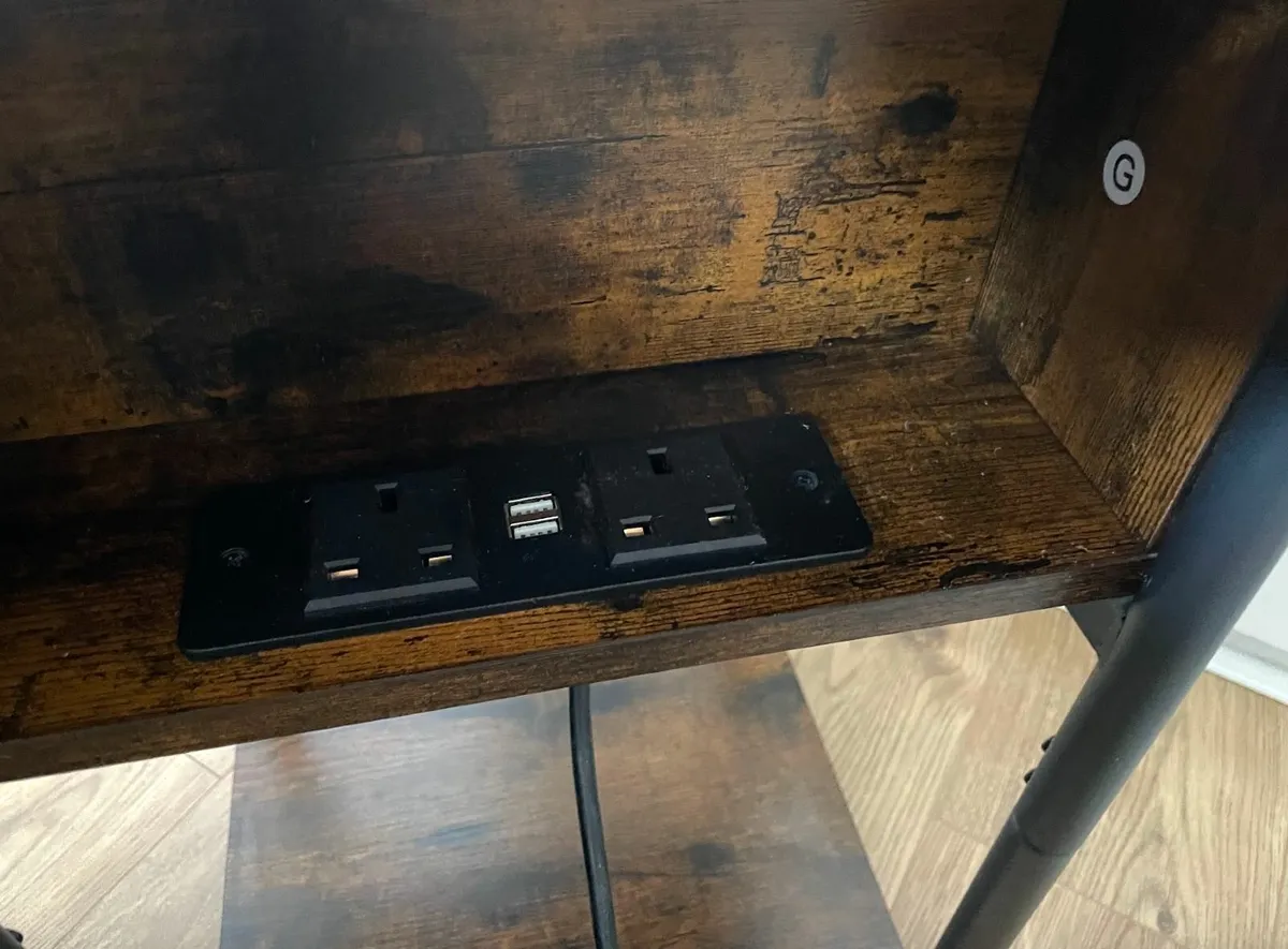 Two Bedside Tables with Charging Stations - Image 4