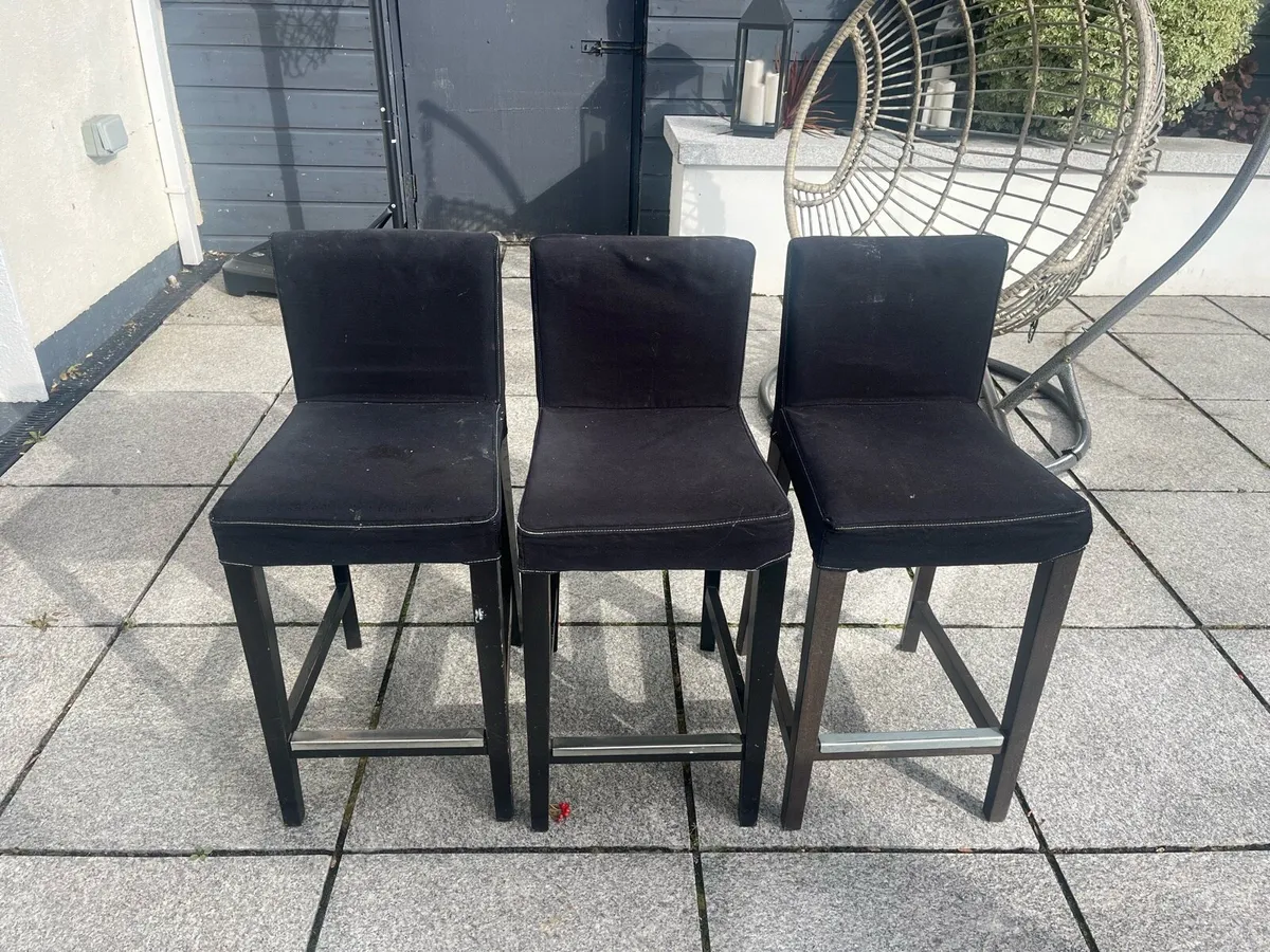 Three Bar Stools - Image 1