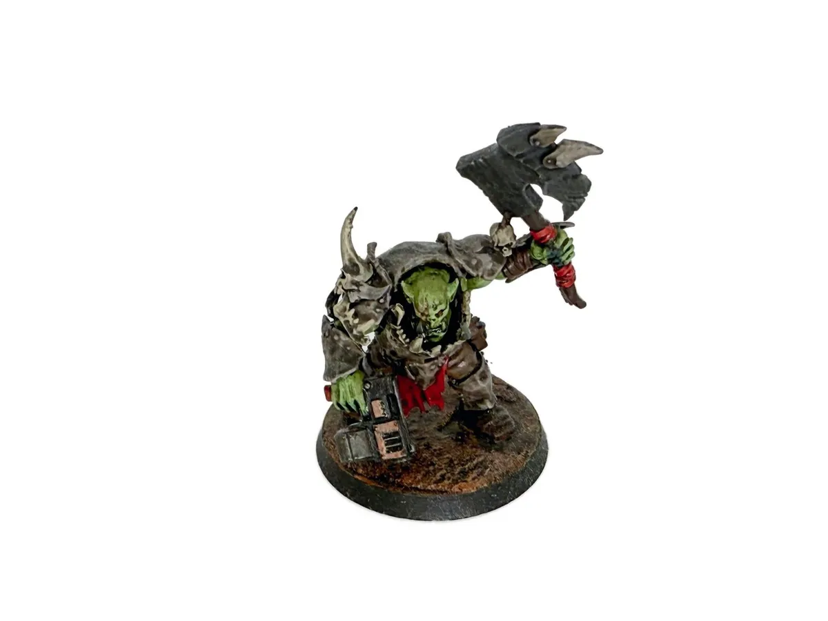 Warhammer 40k Orks – Nobz (6) – Converted & Painte - Image 2