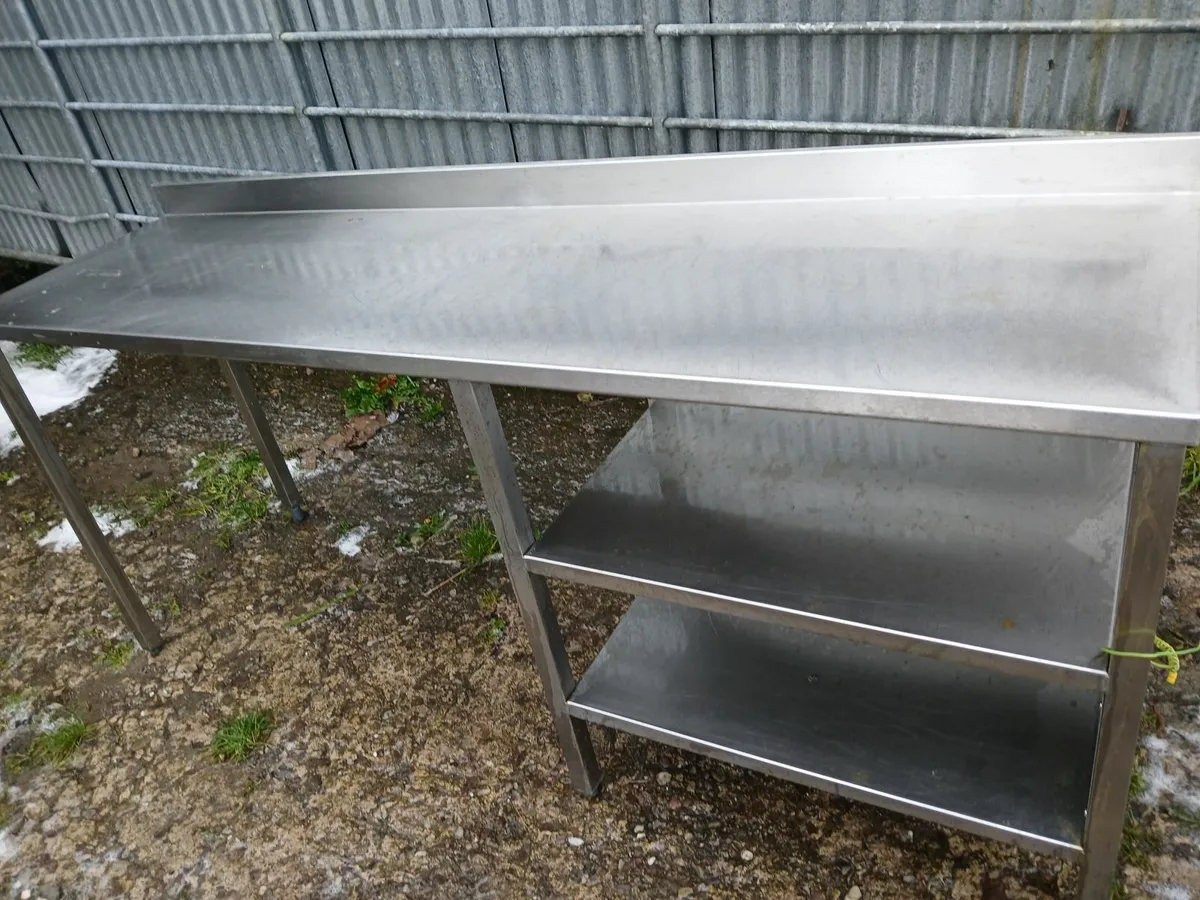 Stainless steel sink unit /work bench table.. - Image 2