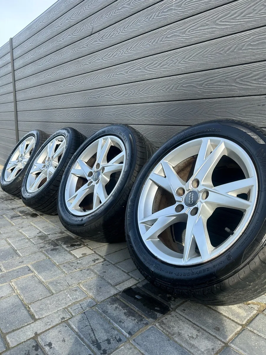 17” GENUINE AUDI A4 TECHNIC ALLOYS & TYRES - Image 1