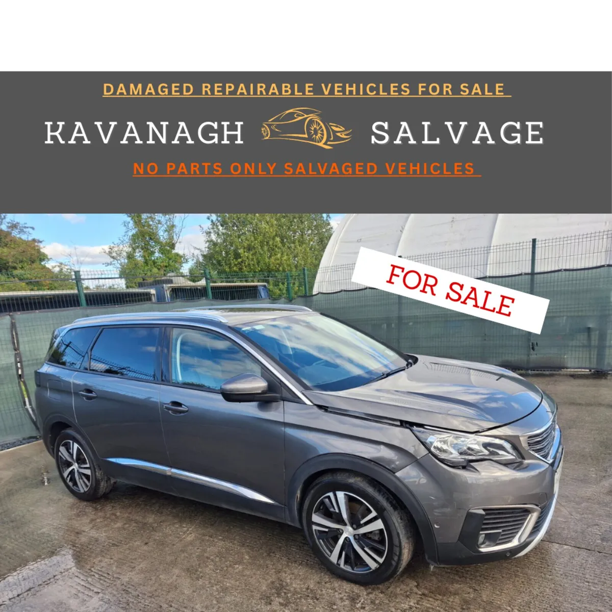 182.   Peugeot 5008 7 seater Low kms - Image 1