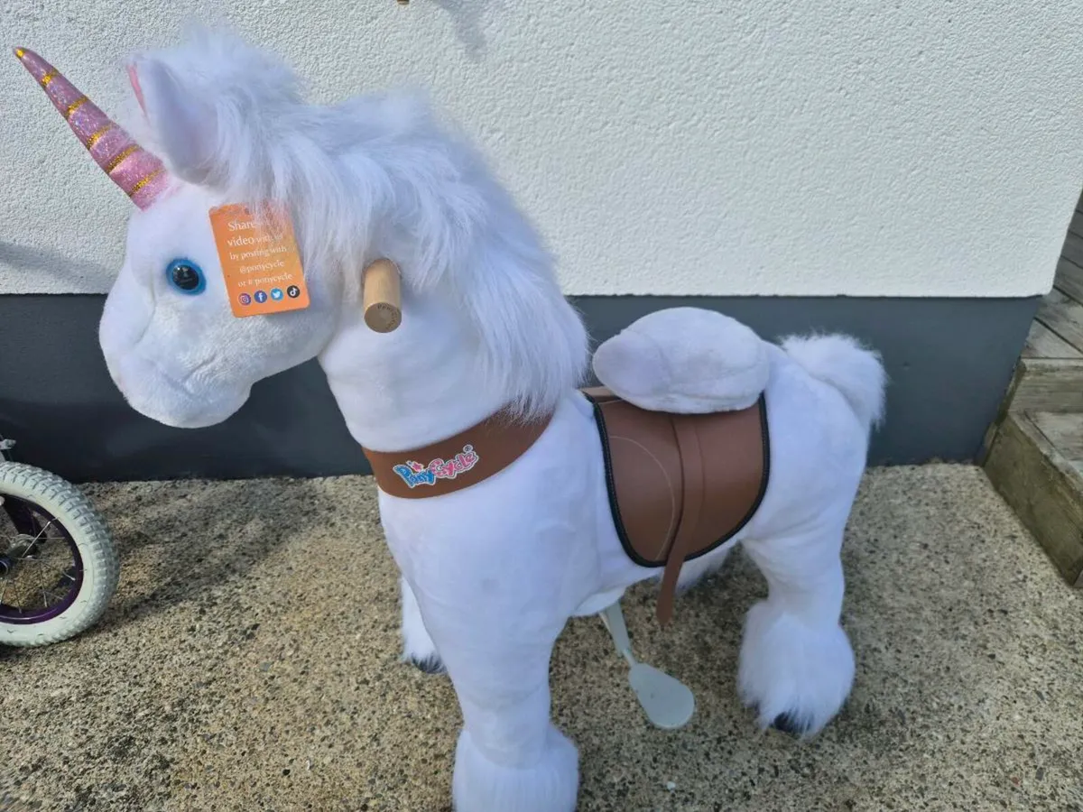 Pony cycle ride on unicorn - Image 2