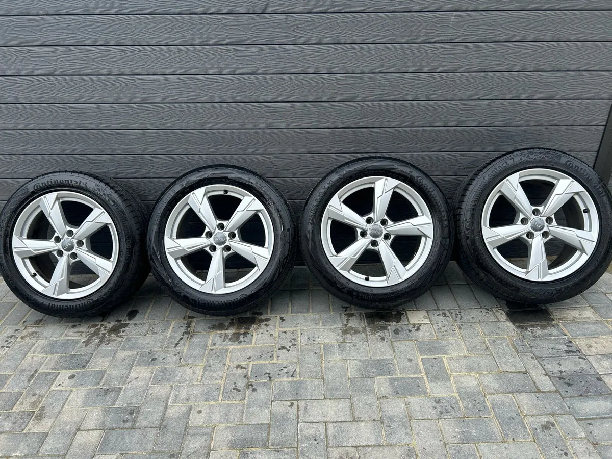 18” GENUINE AUDI Q5 ALLOY WHEELS & TYRES - Image 2