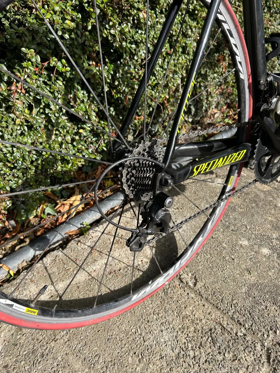 SPECIALIZED CARBON FIBRE ROAD RACER BIKE - Image 2