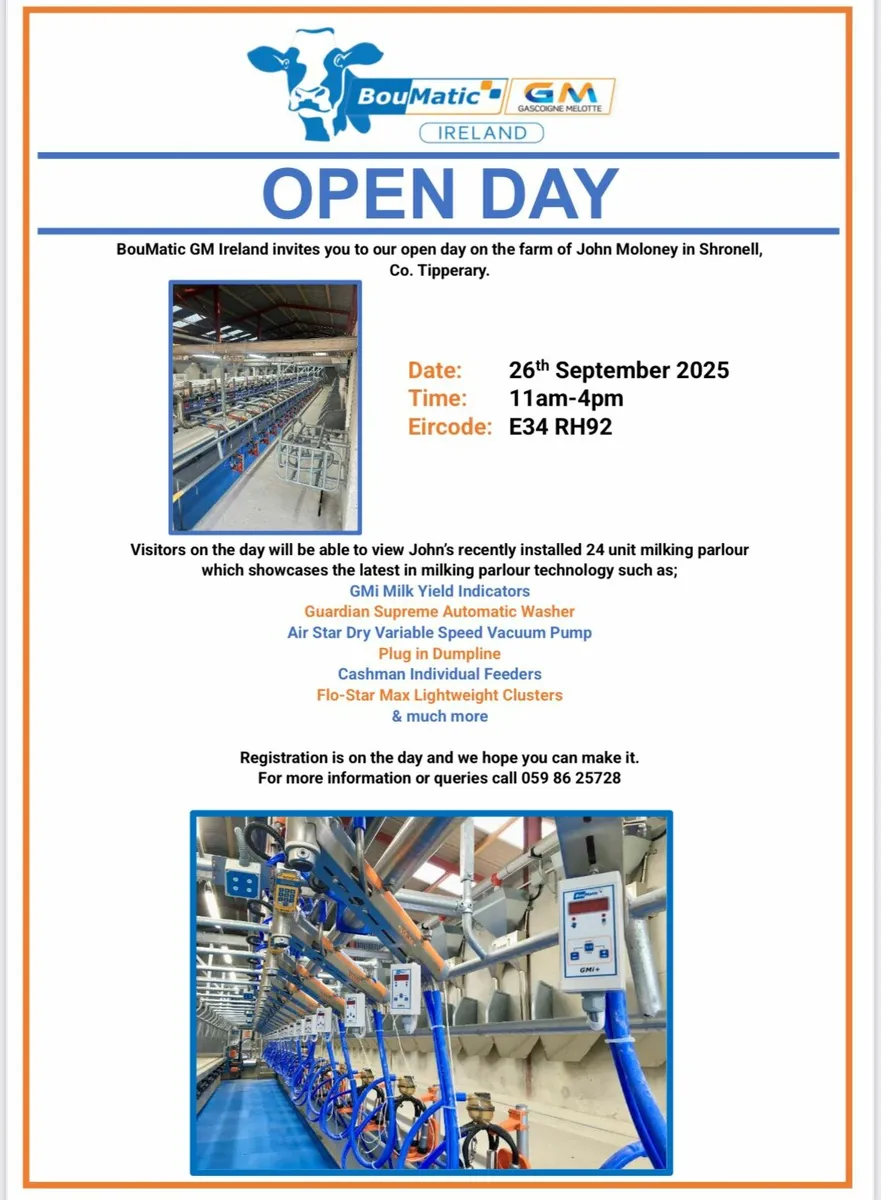 BouMatic GM Ireland Open Day - Image 1