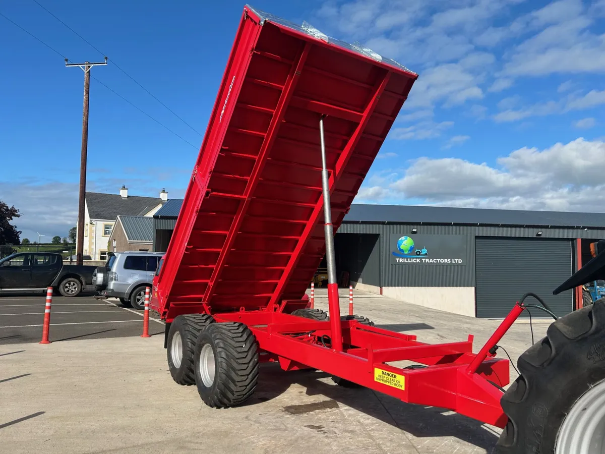 New Johnston14ft x 7ft Tipping Trailer - Image 4