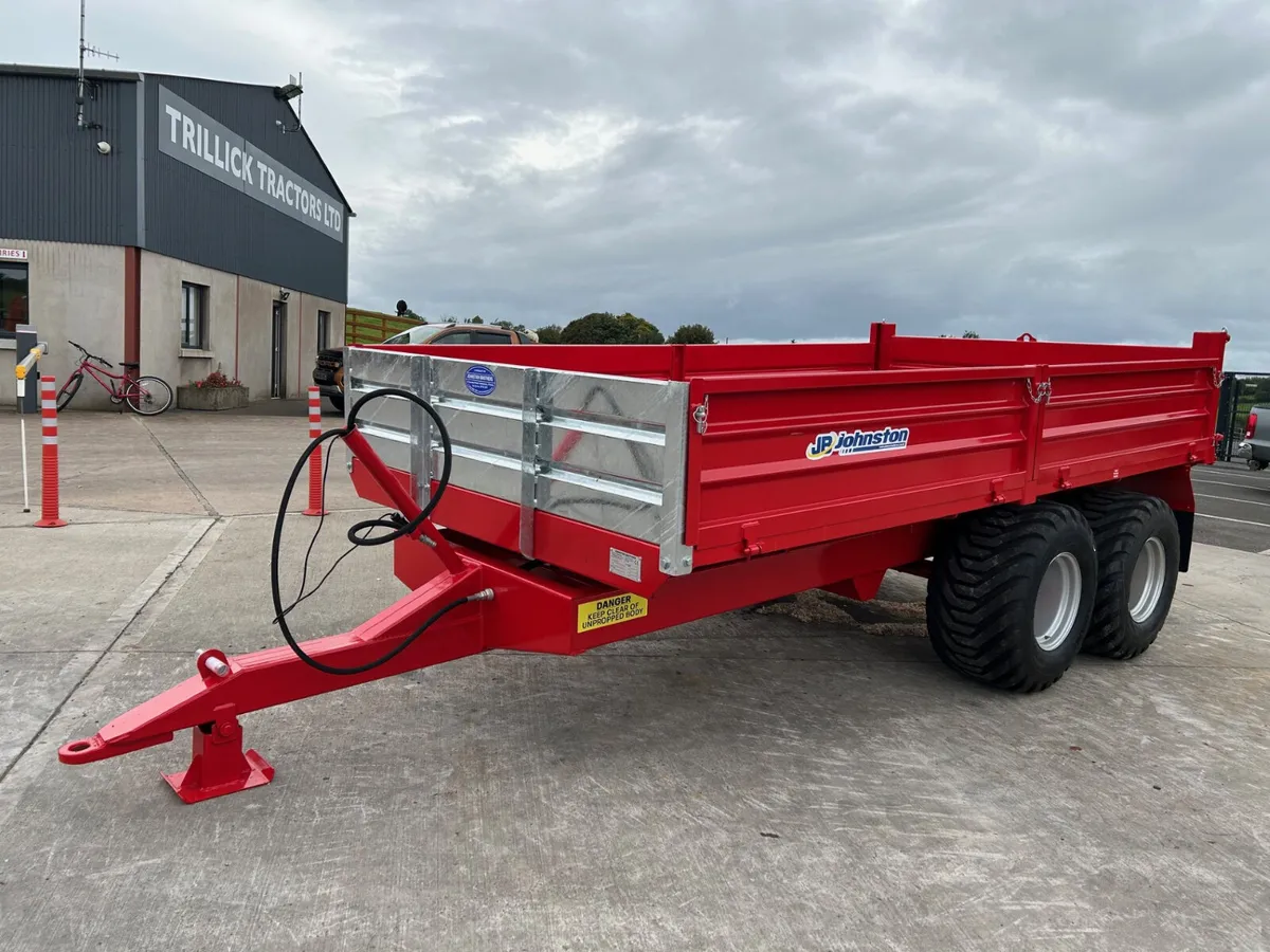 New Johnston 14ft x 7ft Tipping Trailer - Image 1