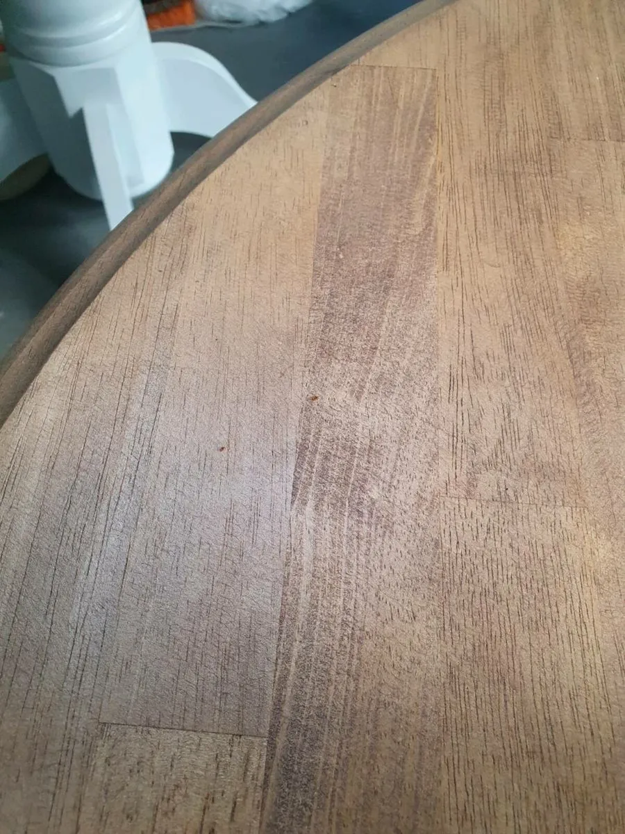 6 seater extendable solid oak - Image 3
