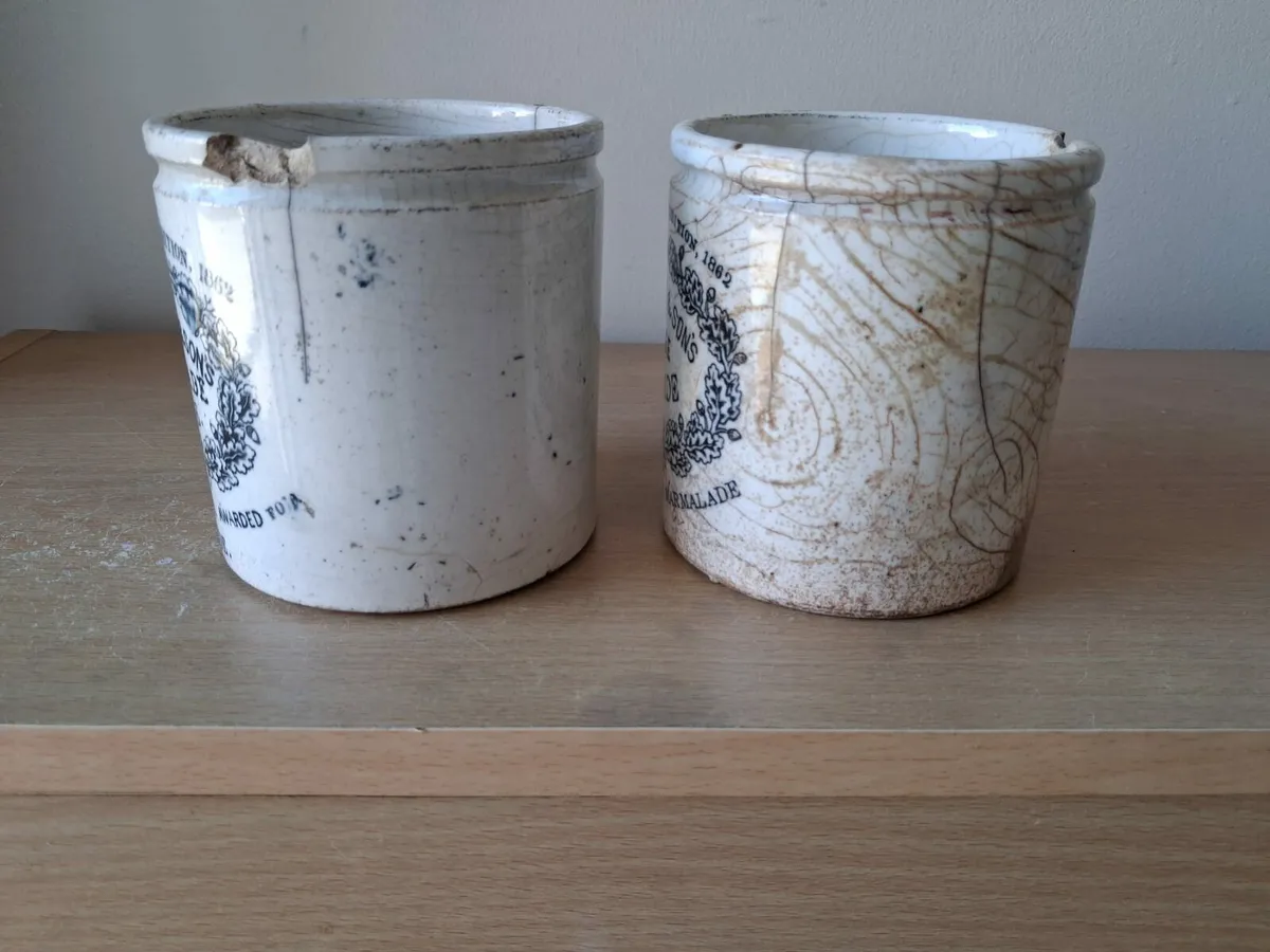 2 JAMES KELLER & SONS JARS MARMALADE JARS - Image 3
