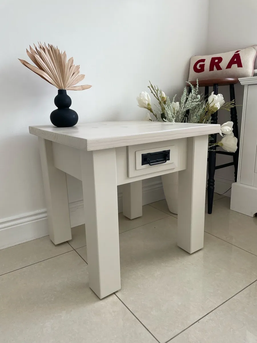Solid wood side table - Image 2