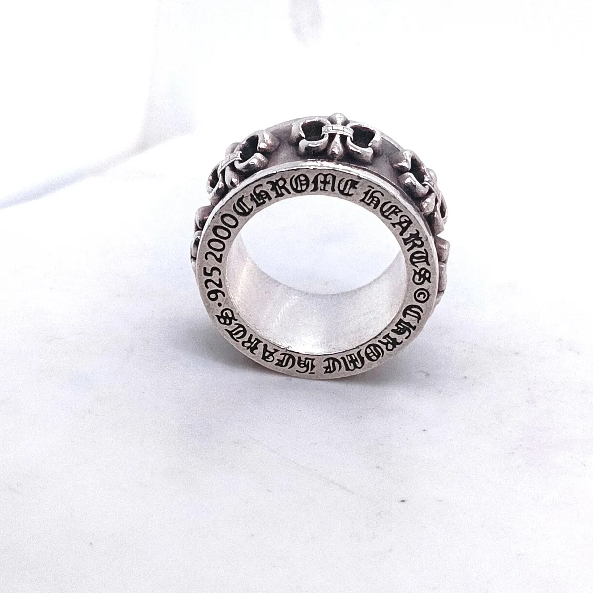 Chrome Hearts Heavy Silver Ring - Image 2