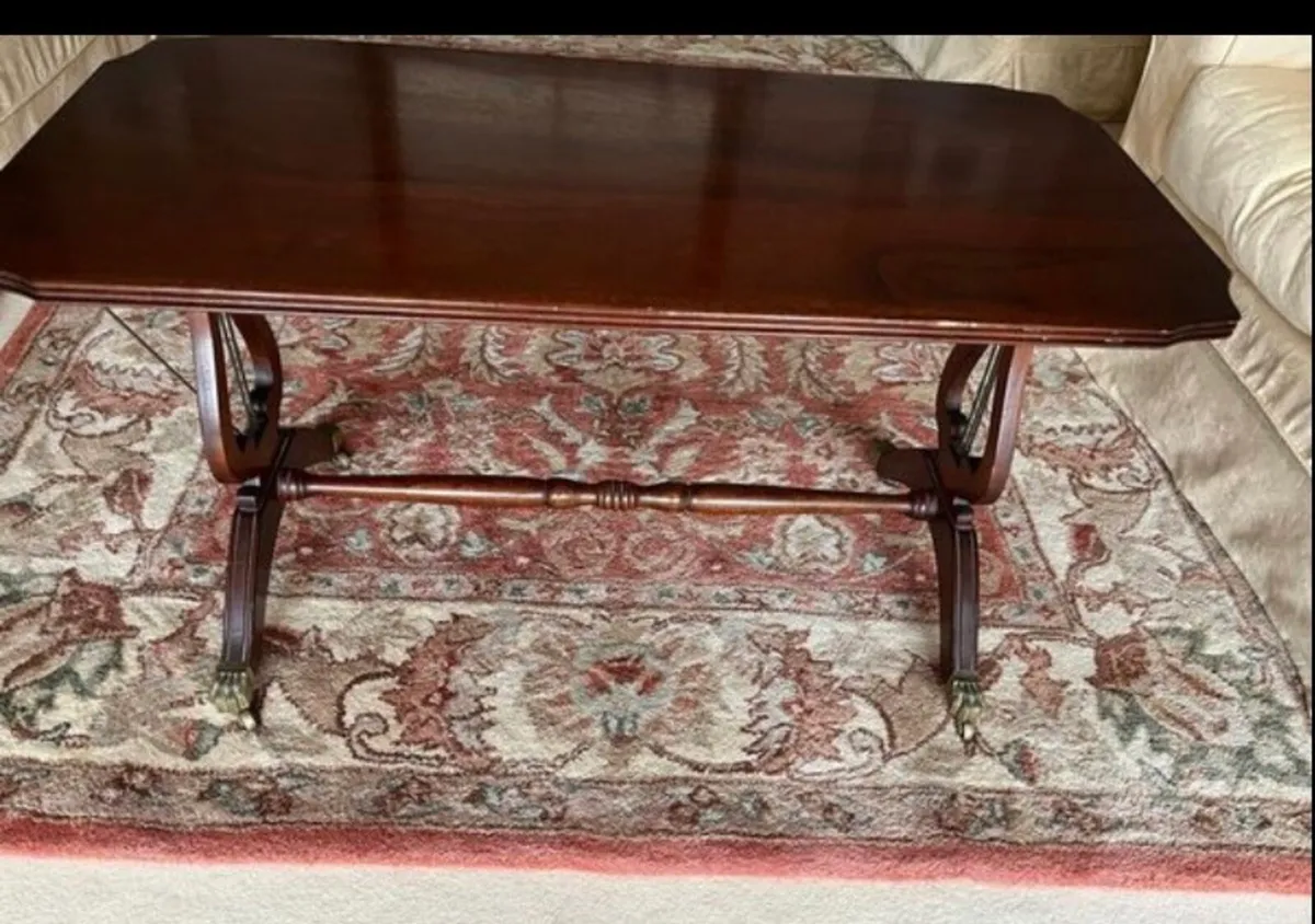 Mahogany coffee table