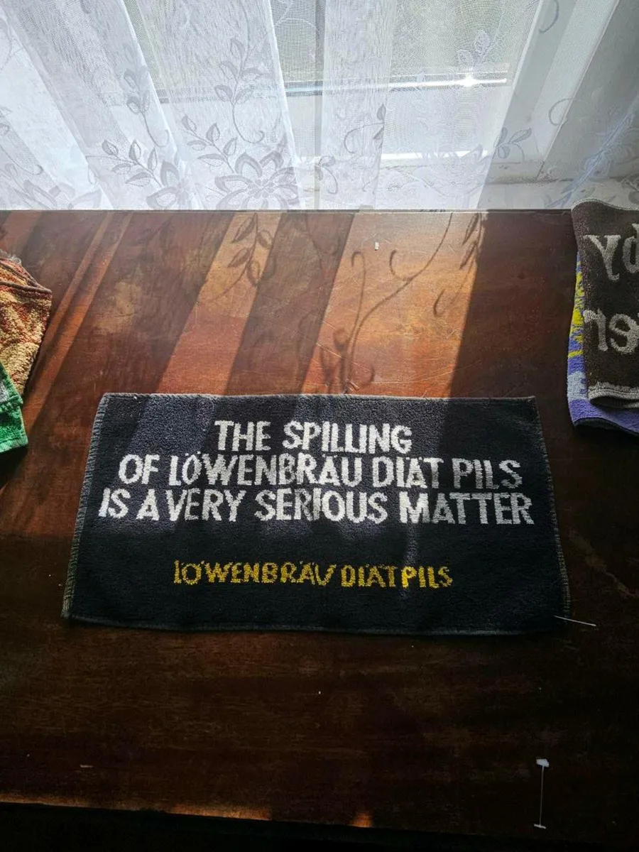 Vintage Lowenbrau Bar Towel - Image 1