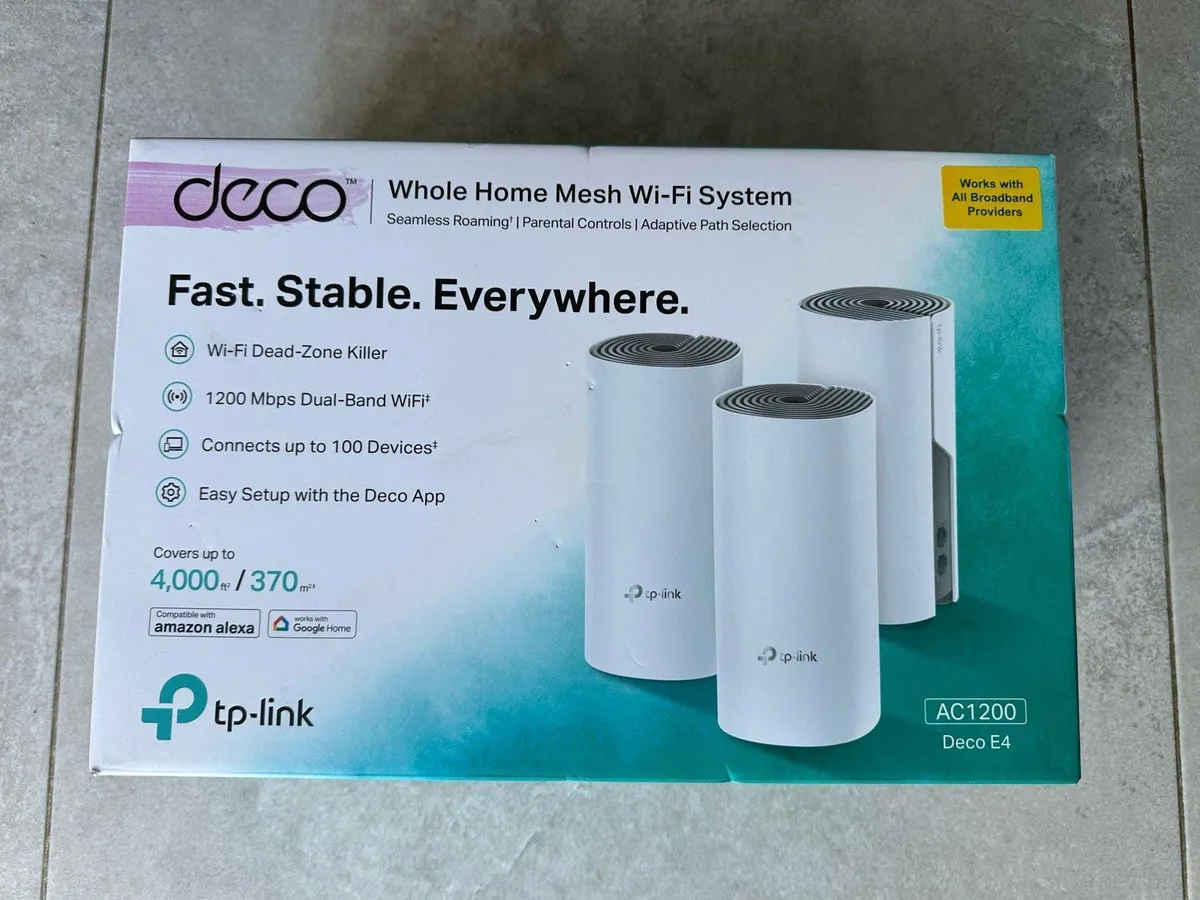 TP-LINK Deco E4 Whole Home WiFi System - Image 1