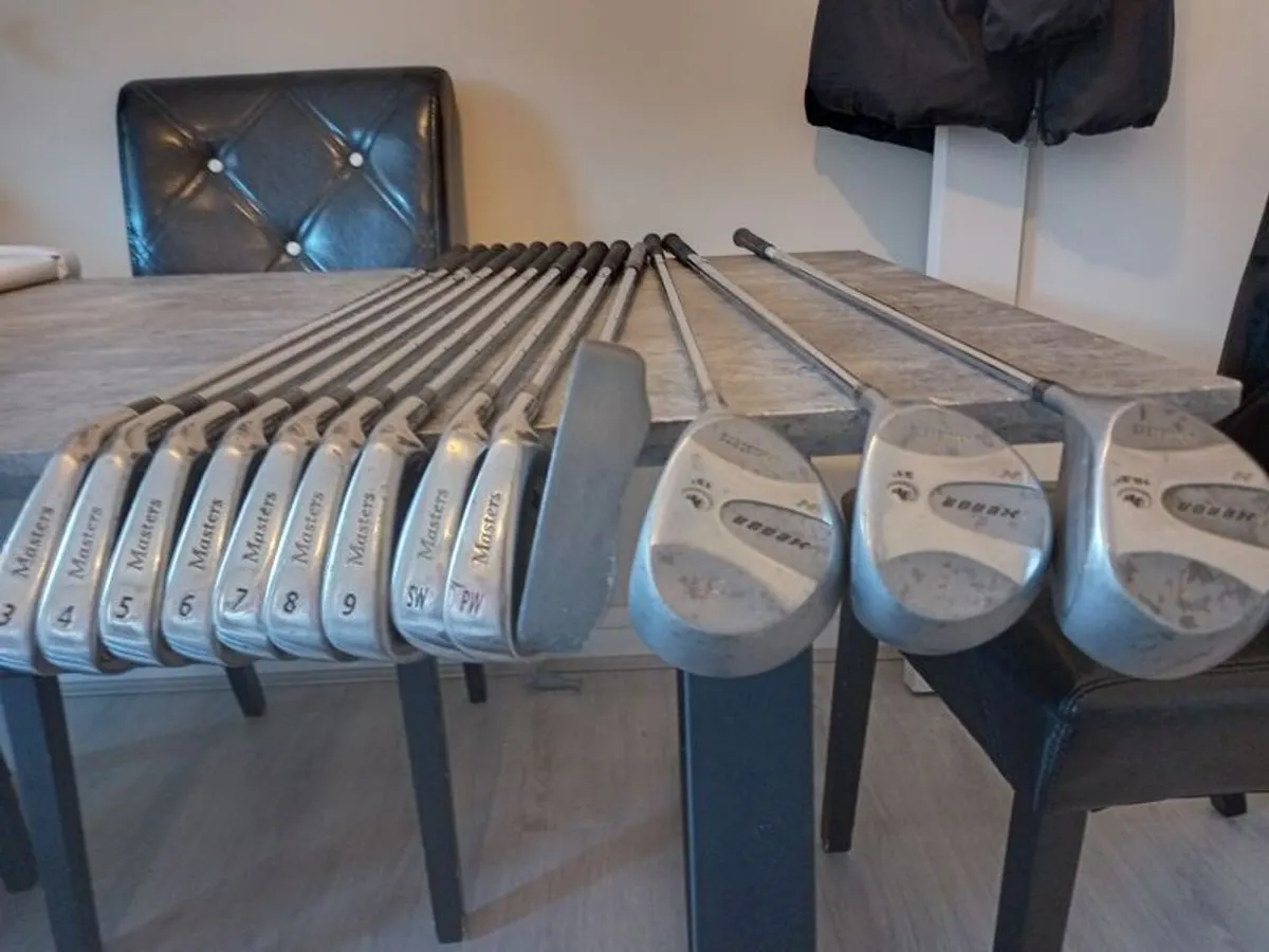 Masters Golf clubs. Right handed clubs. - Image 2