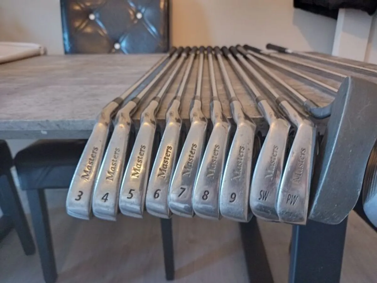 Masters Golf clubs. Right handed clubs. - Image 3