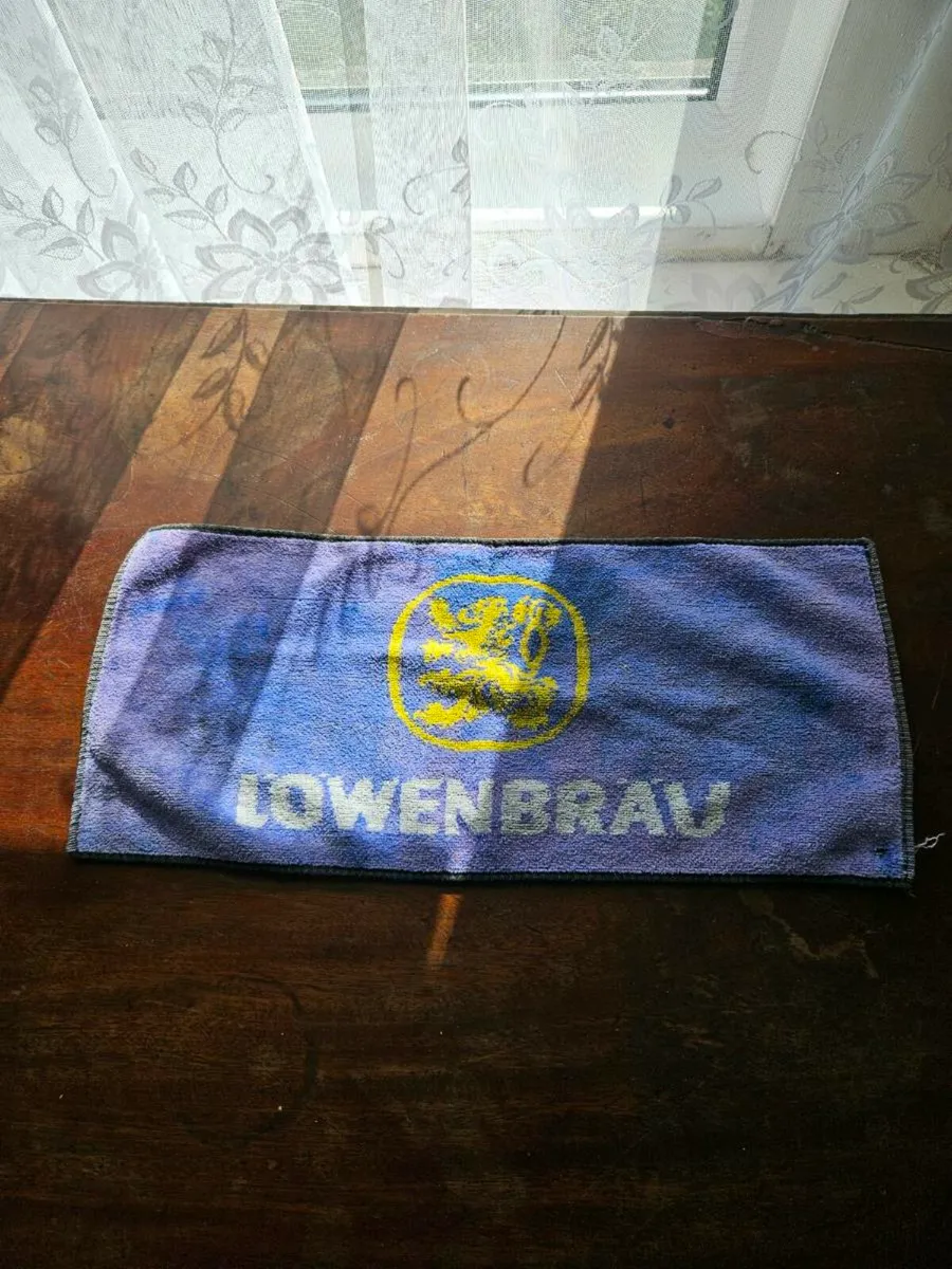 Vintage Lowenbrau Bar Towel - Image 1