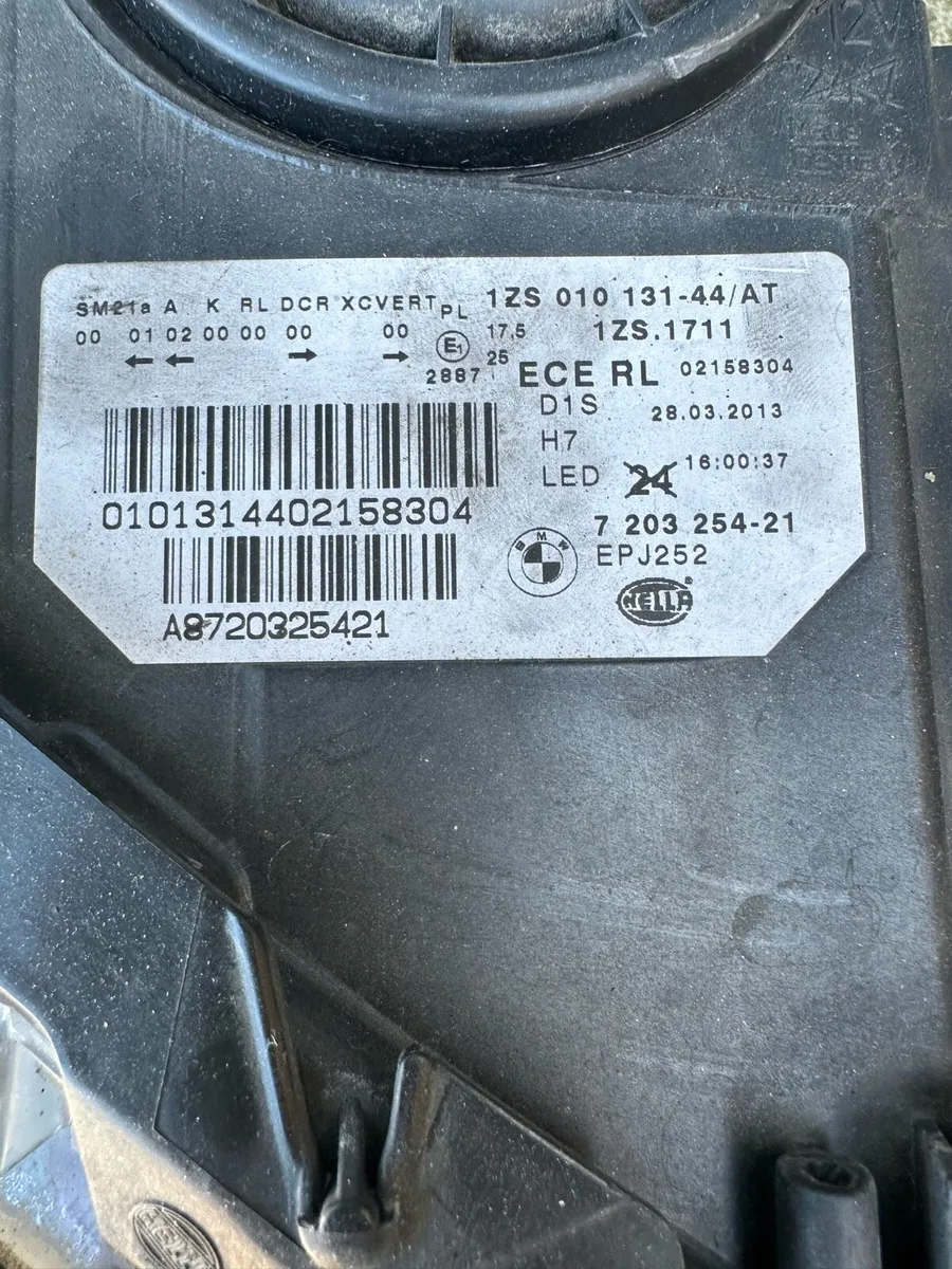 BMW Xenon Headlight- 5 series F10, F11, GT F07 - Image 3