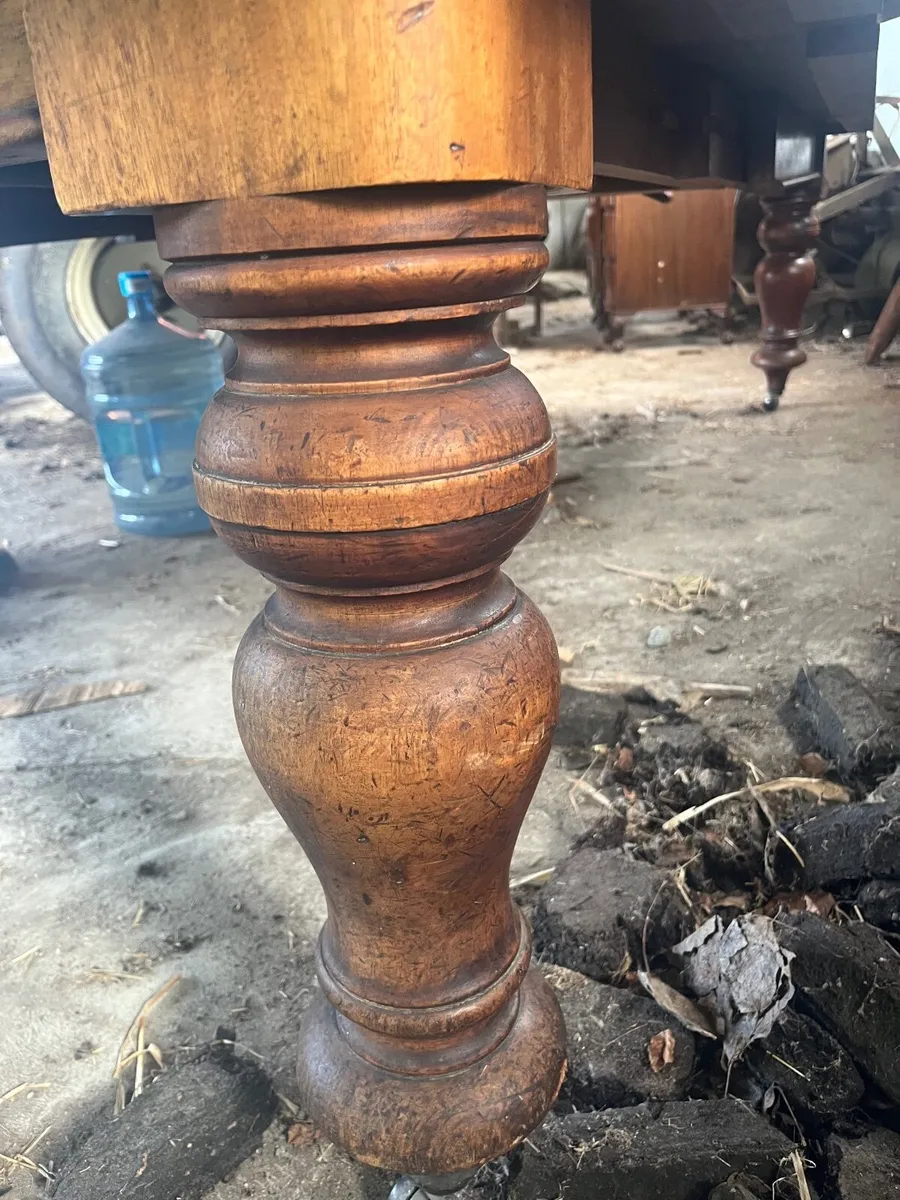 10ft mahogany table - Image 3