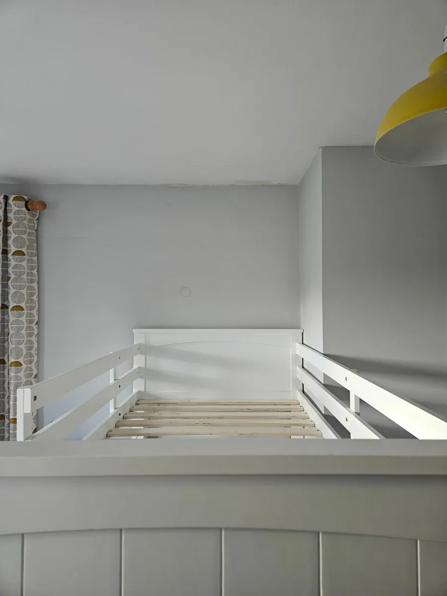 (Almost New) Single bed + Memory foam mattress - Image 2
