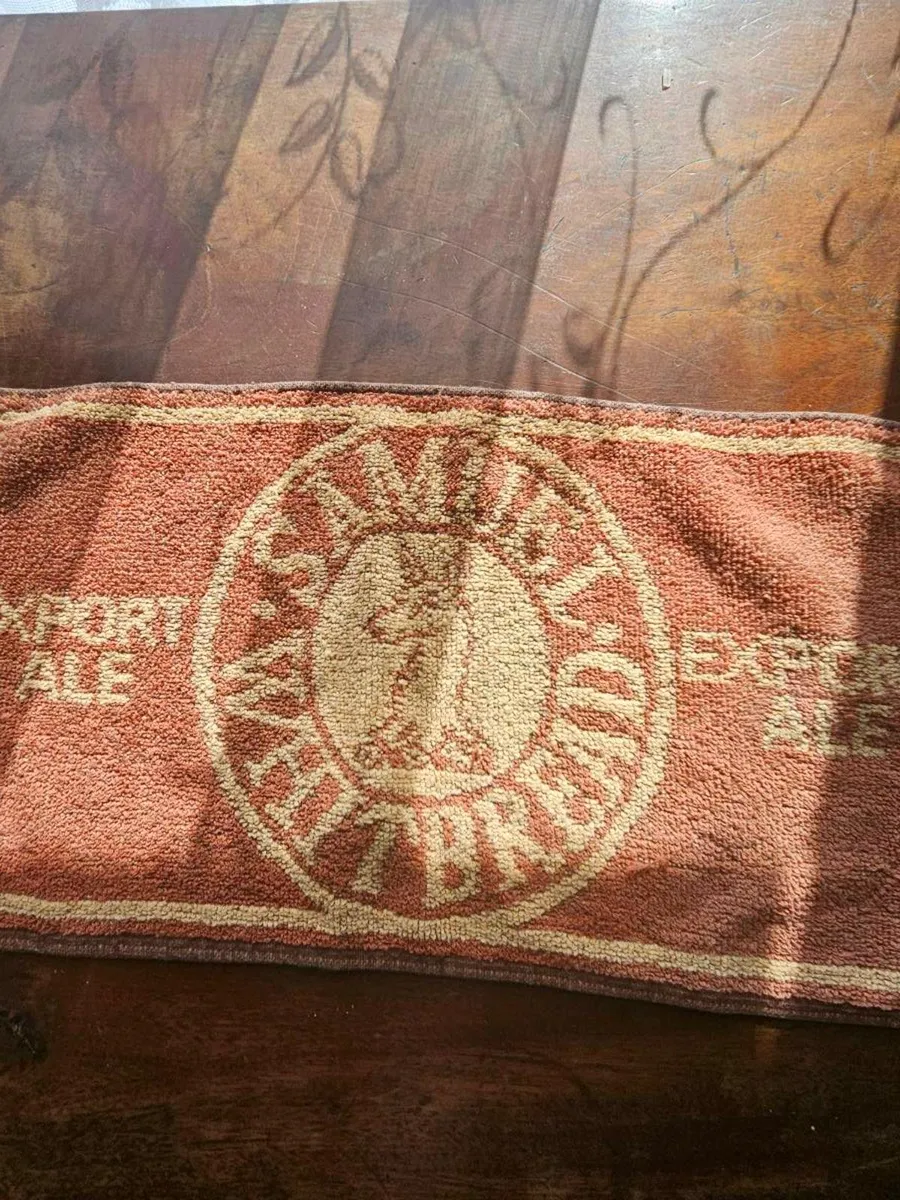 Vintage Whitbread Export Bar Towel - Image 2