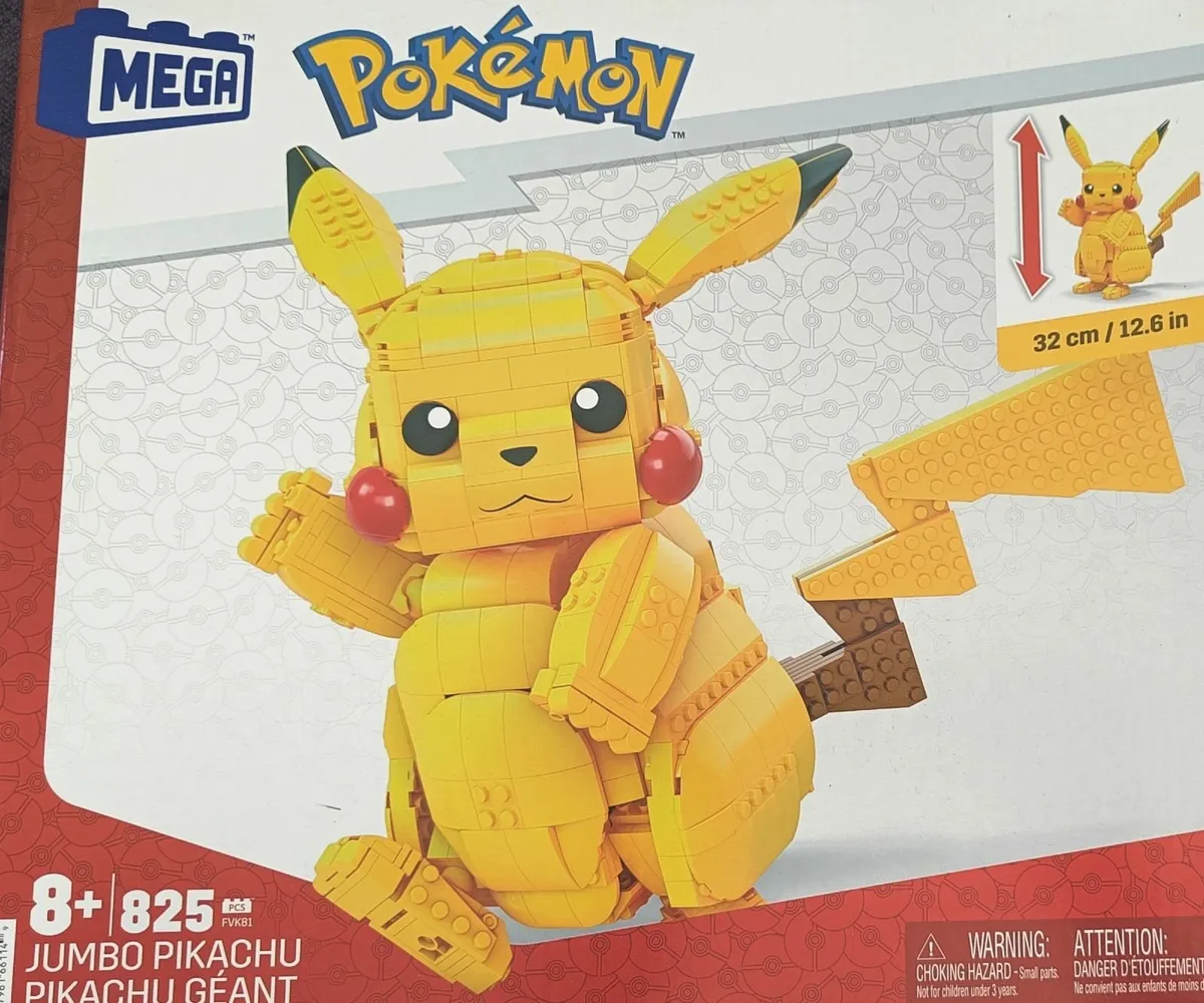 MEGA Pokémon Jumbo Pikachu –  New, Never Opened - Image 1