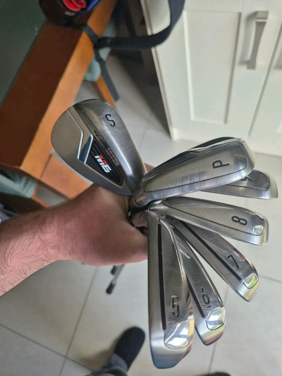 Taylormade M6 Irons. Excellent Condition 5 -SW - Image 2