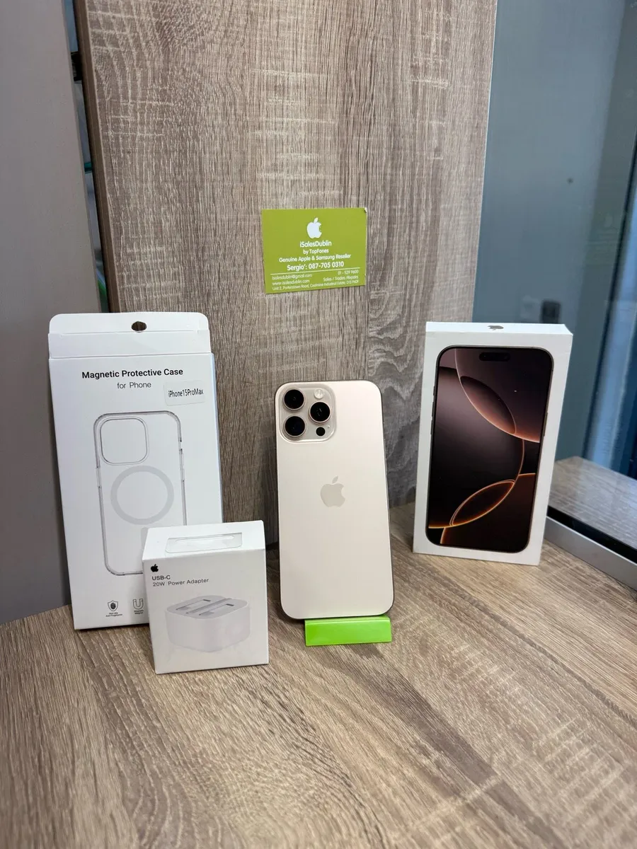 16 Pro Max 512Gb Unlocked! Full Bundle! Shop D15 - Image 1