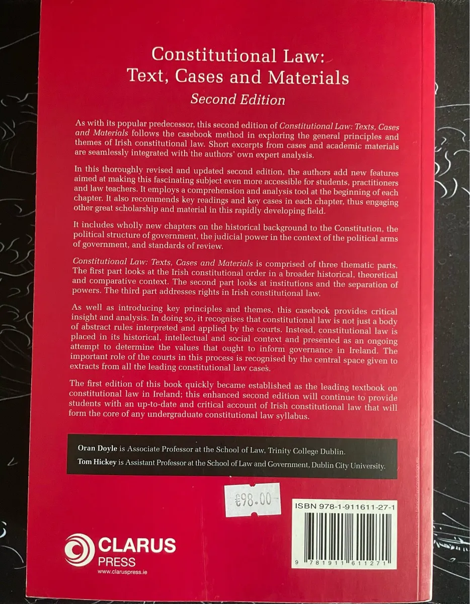Constitutional Law book - Image 2
