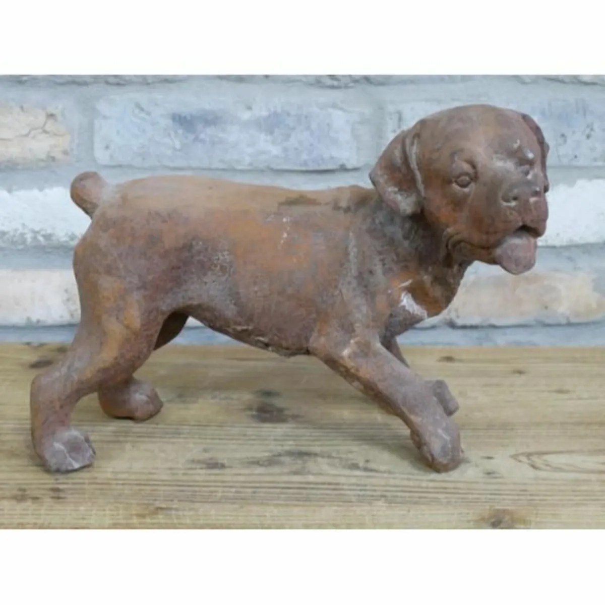 Small Cast Iron Rusty D0g D11481 - Image 1