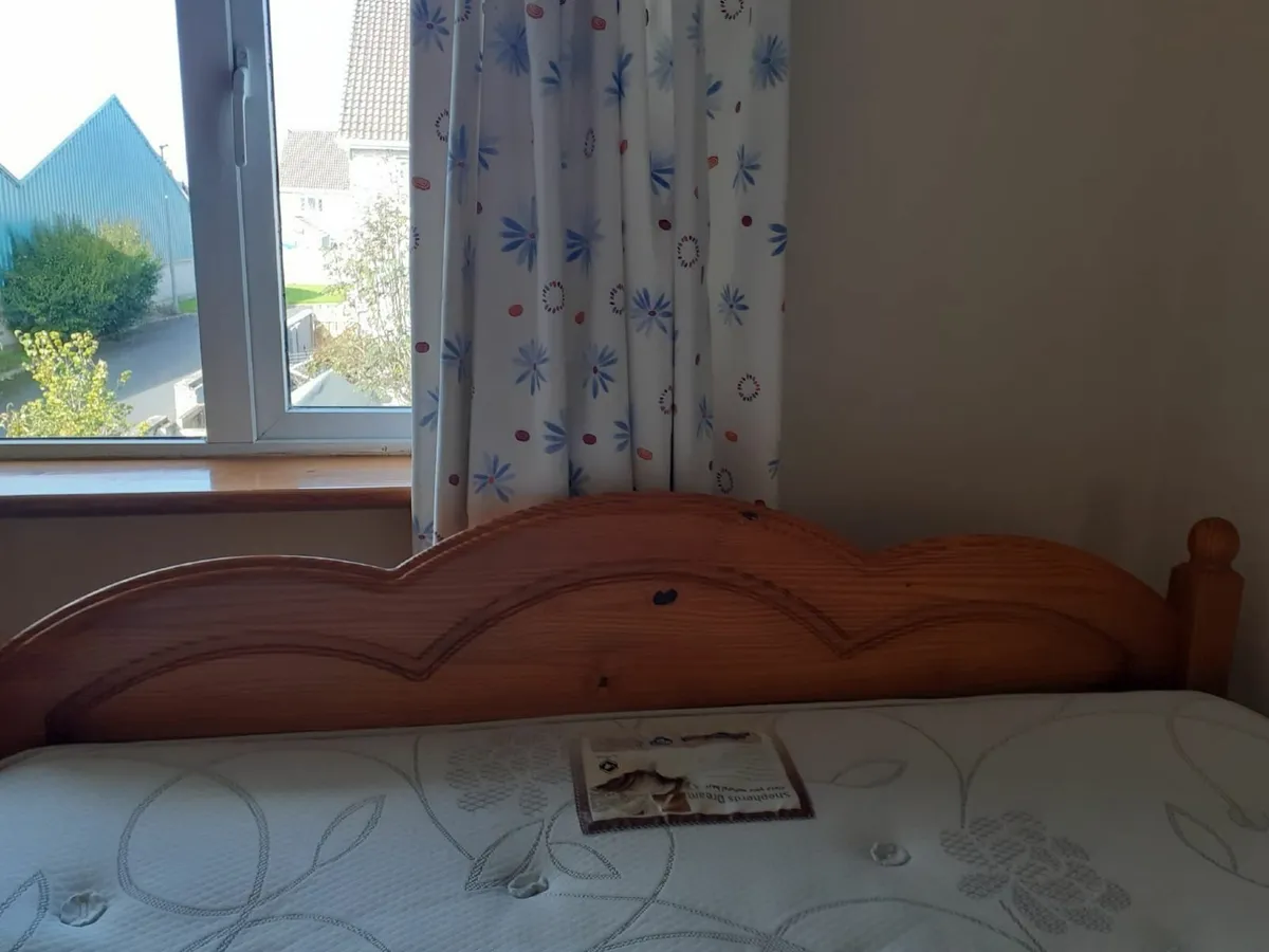 Pine headboard
