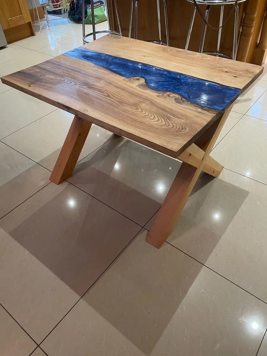Homemade epoxy coffee table - Image 1