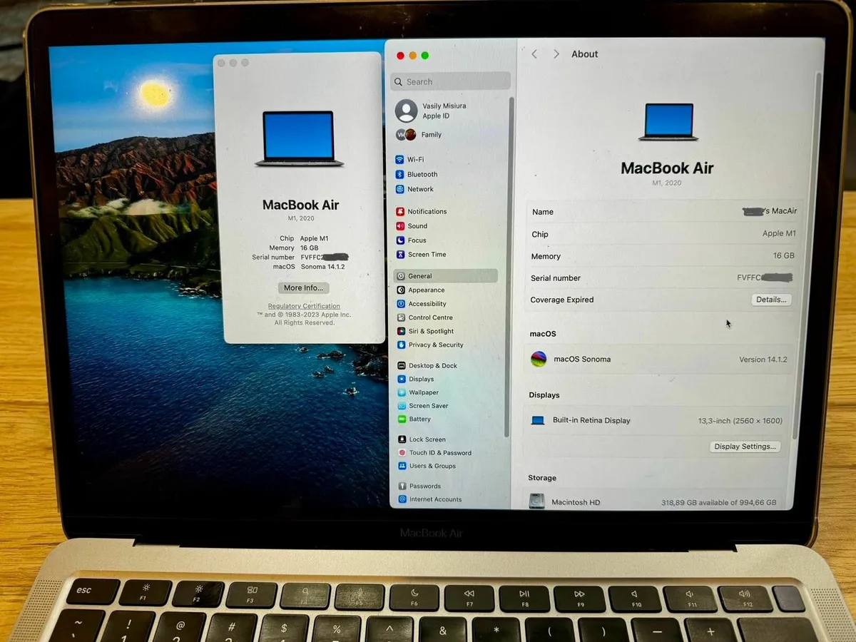 Apple Macbook Air M1 memory 1TB - Image 4