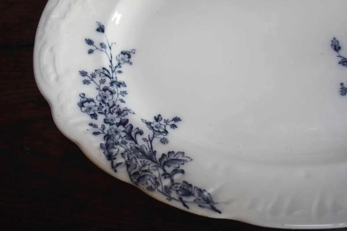 Set of Two Antique Platters - Image 3