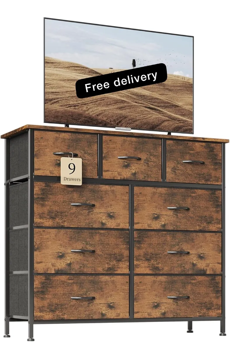 Chest of Drawer with 9 Drawers - Image 1