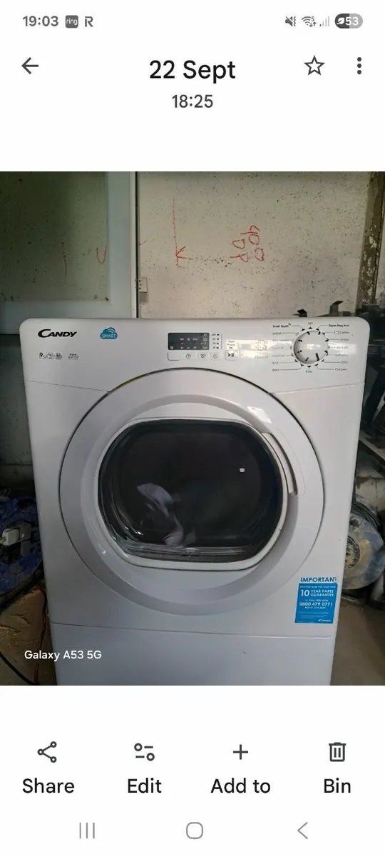 Vented tumble dryer - Image 1
