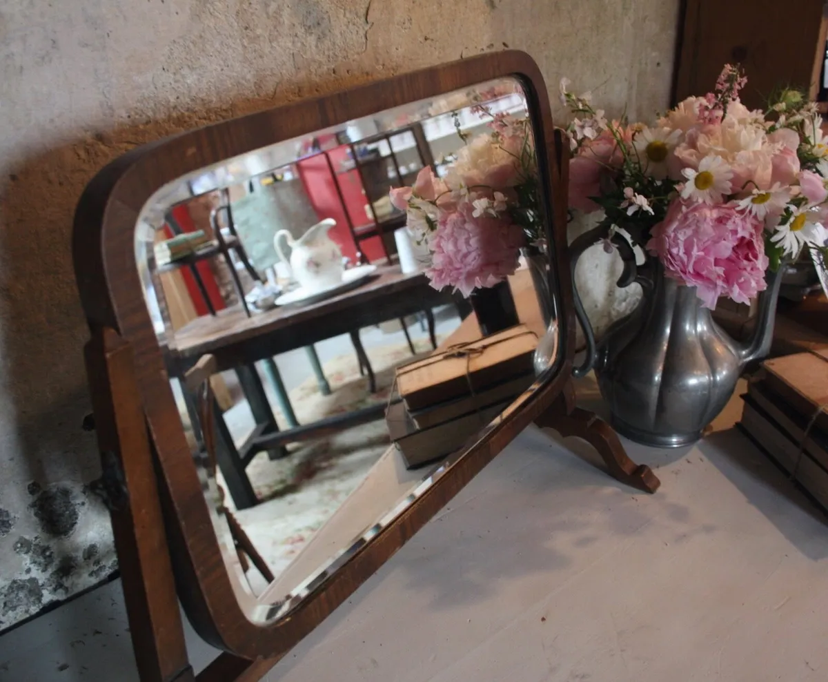 Antique Cheval Mirror - Image 4
