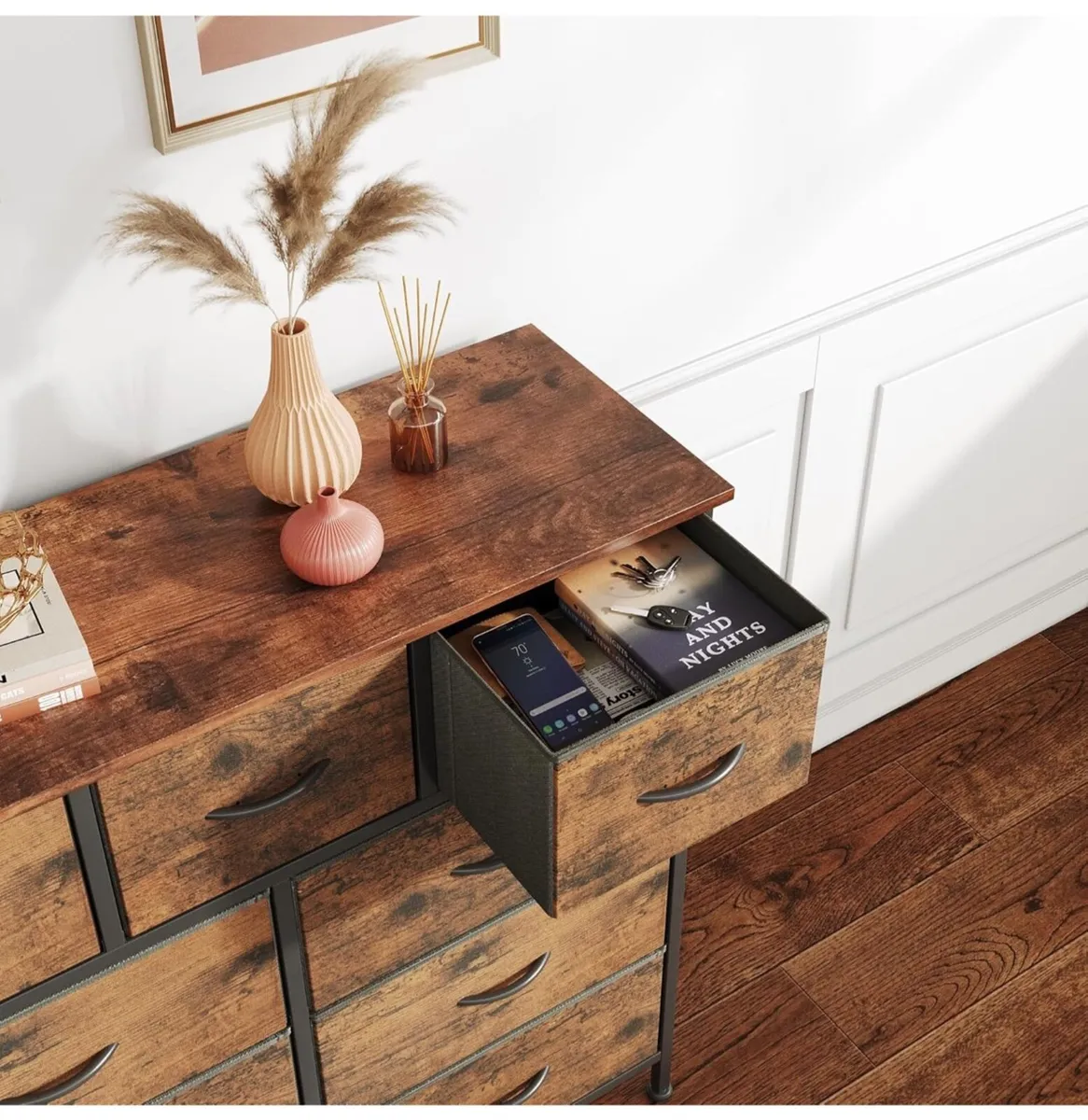 Chest of Drawer with 9 Drawers - Image 4