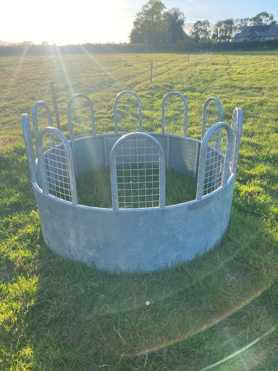 10 Horse Round Feeder - Image 1