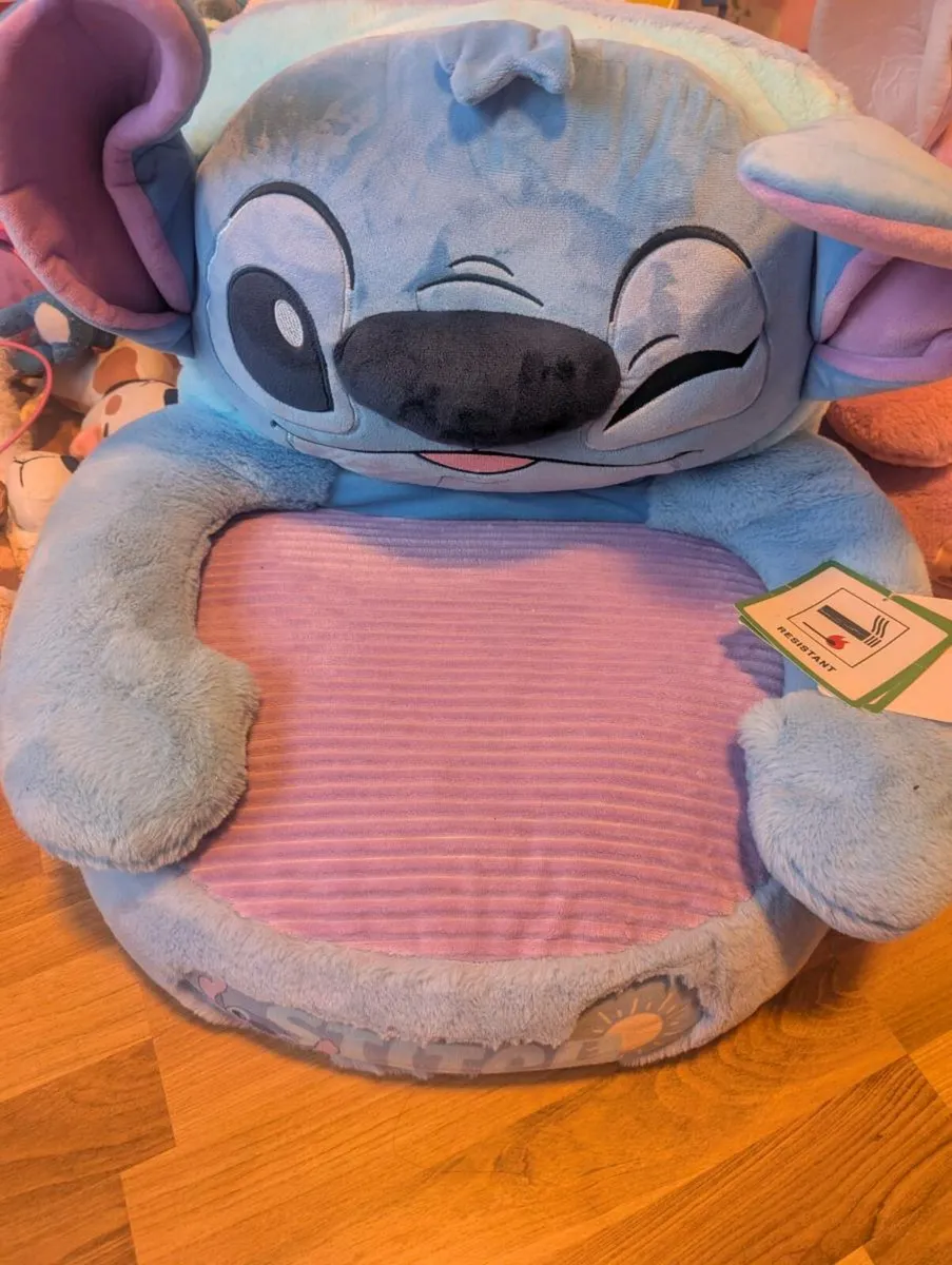 Stitch and angel kids toy sofa - Image 2