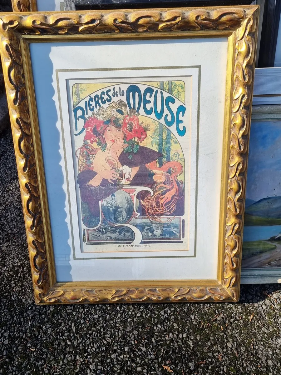 Nice set of french art nouveau posters - Image 3
