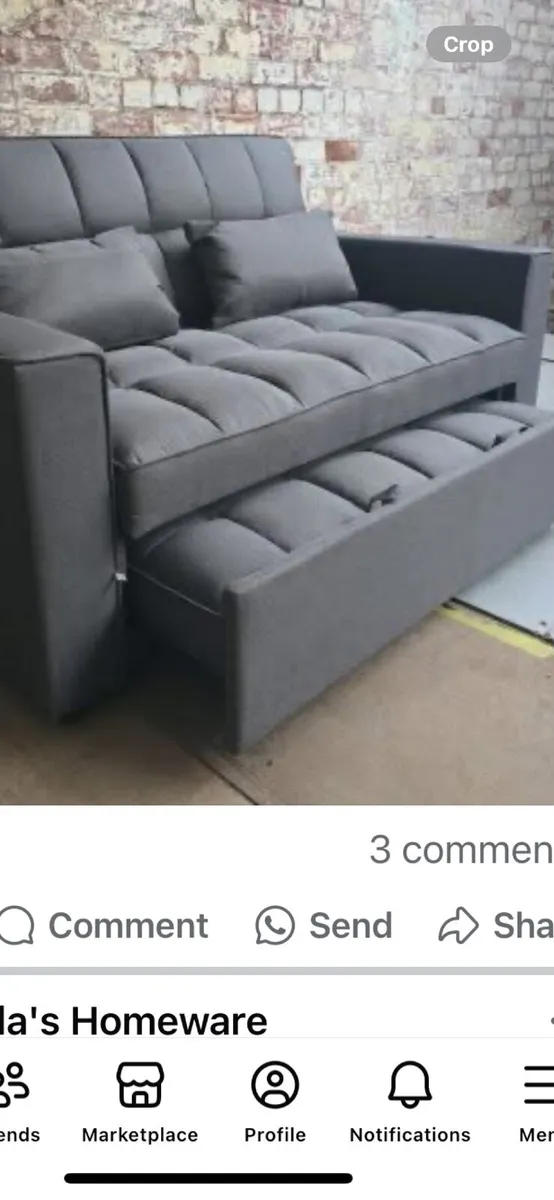 Bed settee - Image 1