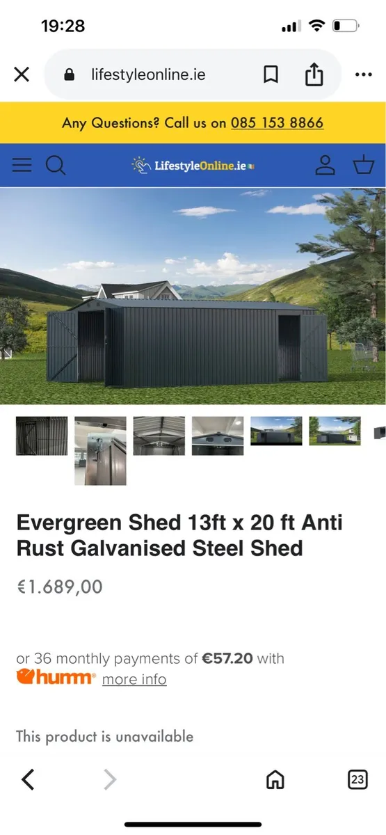 Anti Rust Galvanized Steel Shed - Image 2