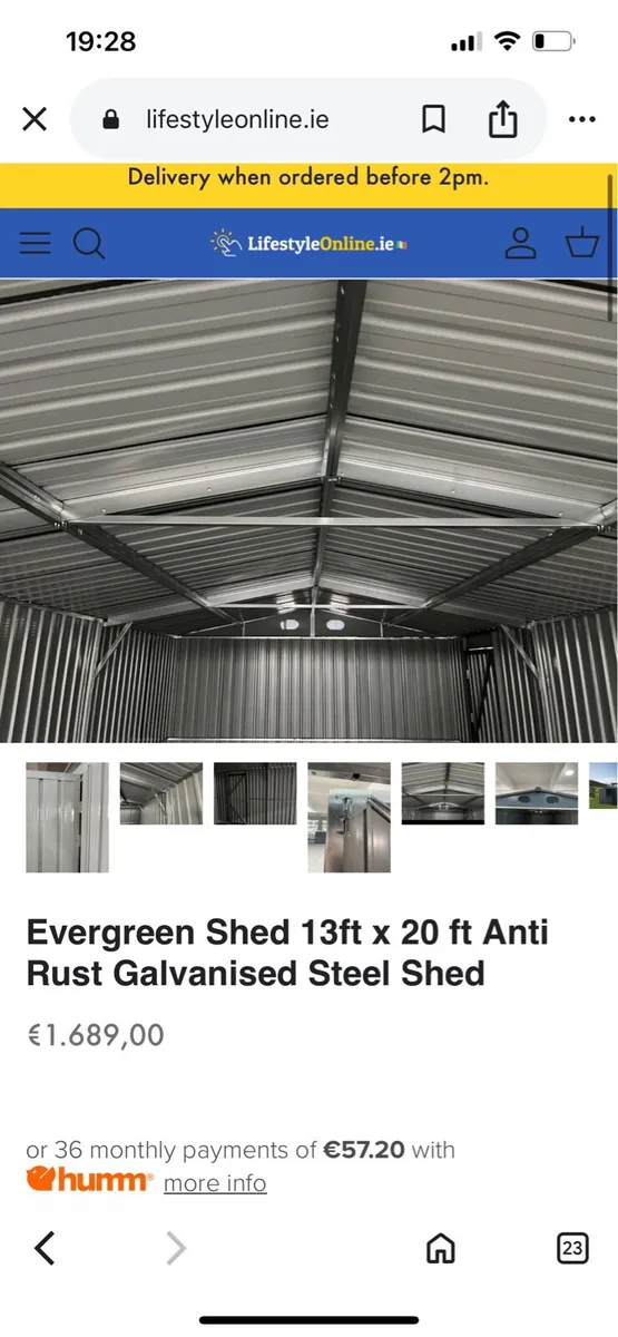 Anti Rust Galvanized Steel Shed - Image 4