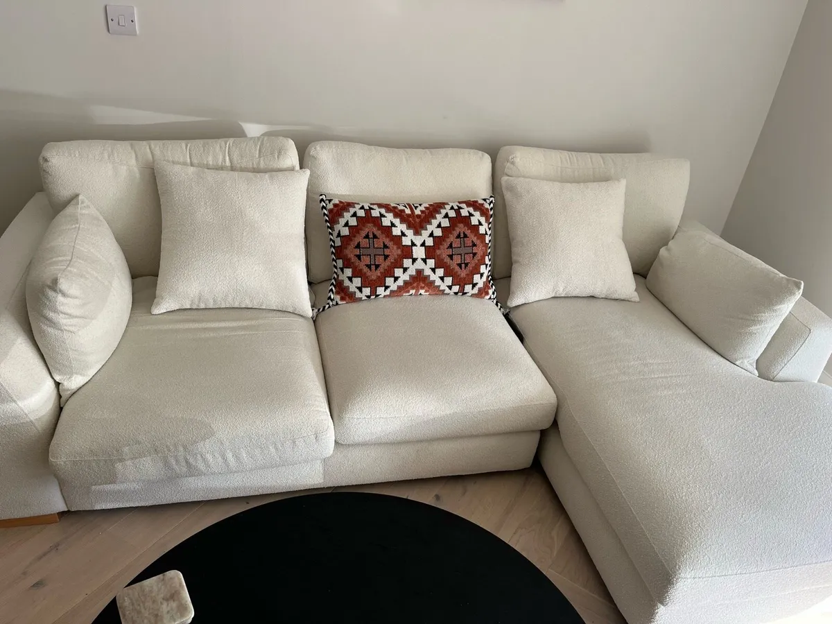 Calix Boucle Sofa - Image 1